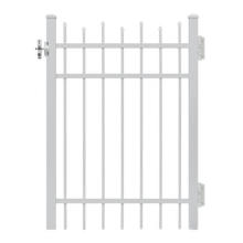 Aluminum Residential Picket Safety Fence Metal Fence for Garden or Yard or deck or pool with modern styles